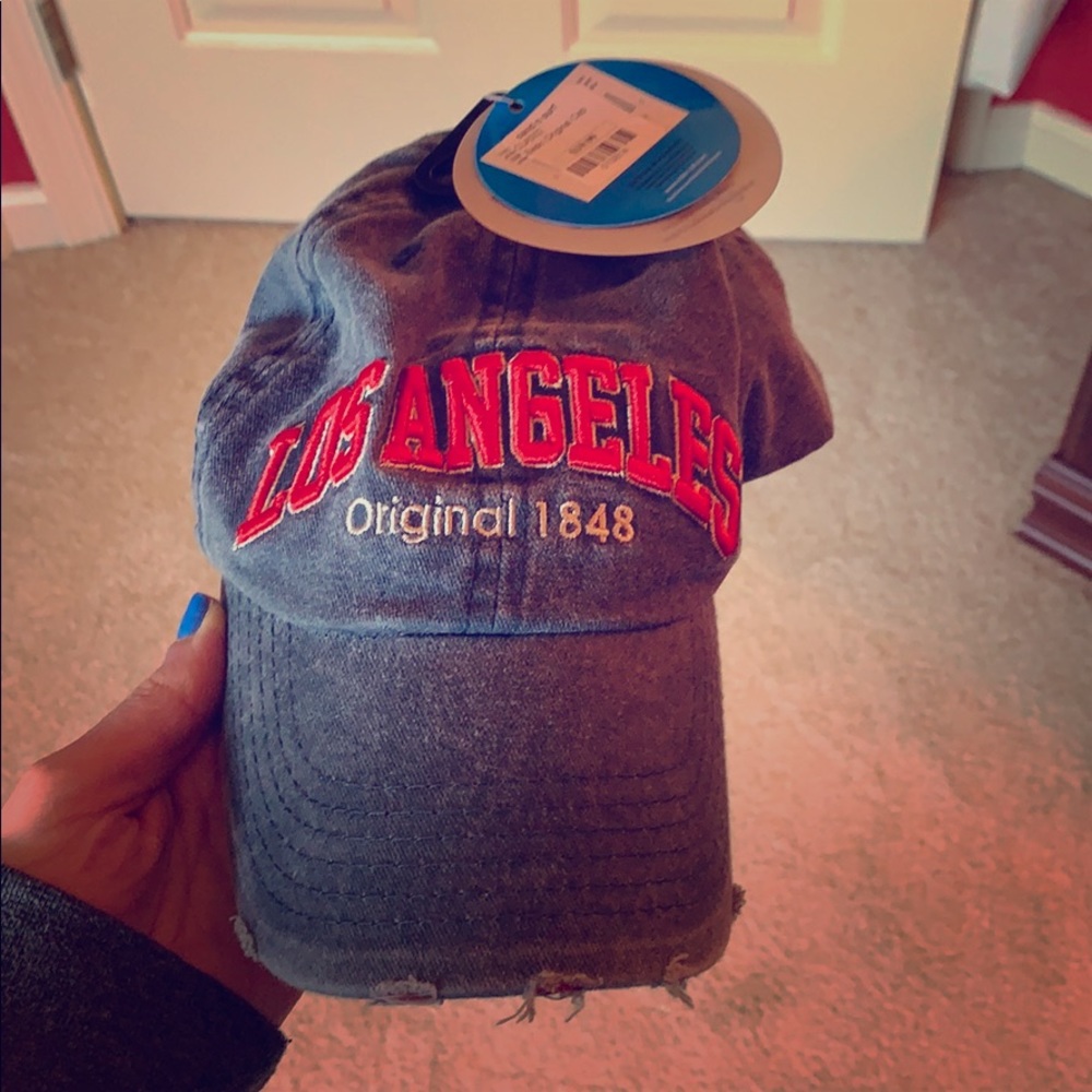 LA baseball cap